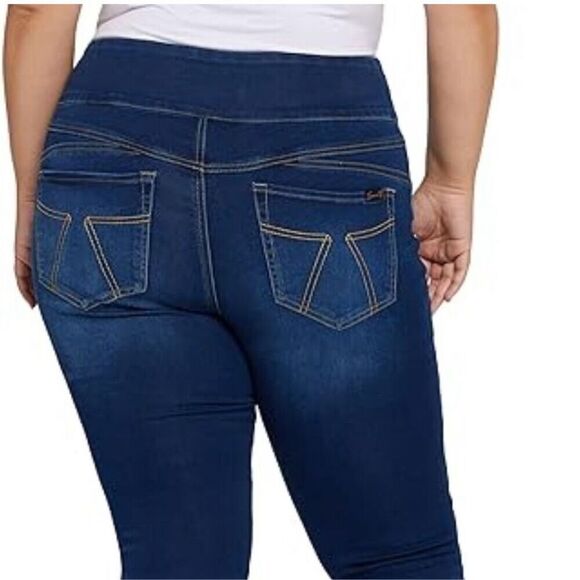 Seven jeans plus size jean/denim jegging legging size 16 (1xl) - Picture 2 of 9